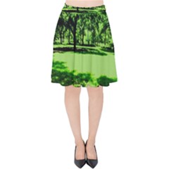 Lake Park 13 Velvet High Waist Skirt by bestdesignintheworld