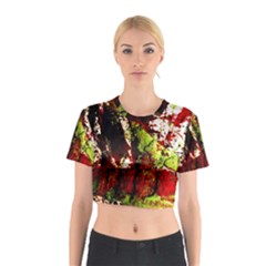 Collosium   Swards And Helmets 4 Cotton Crop Top by bestdesignintheworld