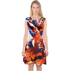 Smashed Butterfly 1 Capsleeve Midi Dress by bestdesignintheworld