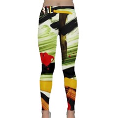 Grave Yard 5 Classic Yoga Leggings by bestdesignintheworld