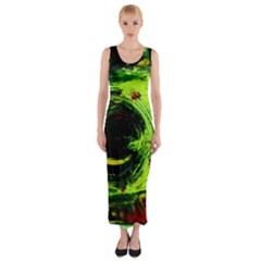 Abandoned Mine 7 Fitted Maxi Dress by bestdesignintheworld