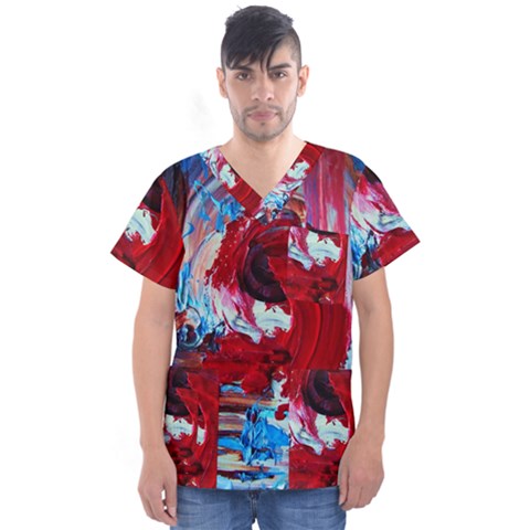 Dscf2258 - Point Of View1/1 Men s V-neck Scrub Top by bestdesignintheworld