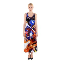 Smashed Butterfly Sleeveless Maxi Dress by bestdesignintheworld