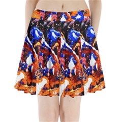 Smashed Butterfly Pleated Mini Skirt by bestdesignintheworld