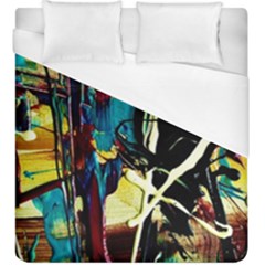 Dance Of Oil Towers 2 Duvet Cover (king Size) by bestdesignintheworld