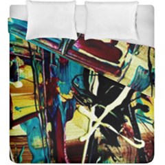 Dance Of Oil Towers 2 Duvet Cover Double Side (king Size) by bestdesignintheworld