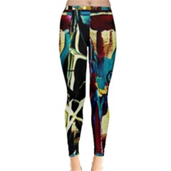 Dance Of Oil Towers 2 Inside Out Leggings