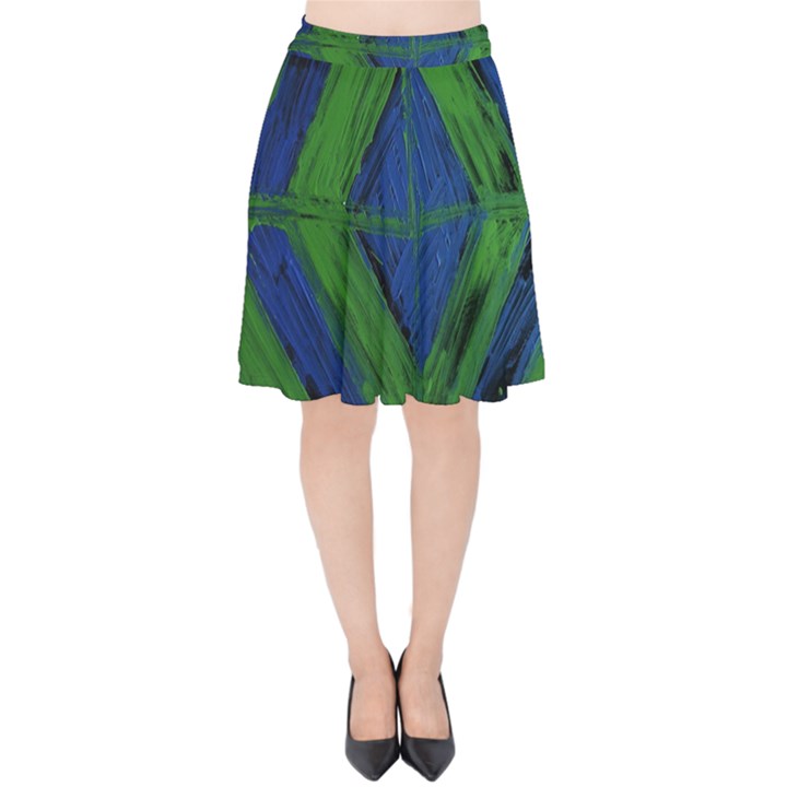 Point Of Equilibrium 5 Velvet High Waist Skirt