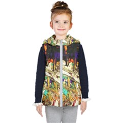 Skull 6 Kid s Hooded Puffer Vest