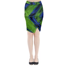 Point Of Equilibrium 2 Midi Wrap Pencil Skirt by bestdesignintheworld