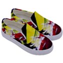 Lets Forget The Black Squere 2 Kids  Canvas Slip Ons View3