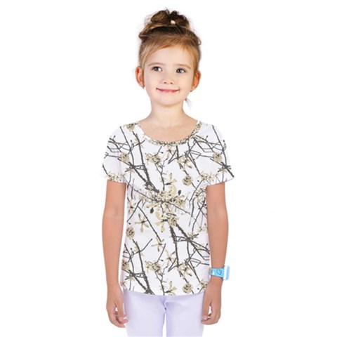 Nature Graphic Motif Pattern Kids  One Piece Tee by dflcprints