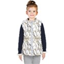 Nature Graphic Motif Pattern Kid s Hooded Puffer Vest View1