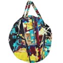 Dance Of Oil Towers 4 Giant Round Zipper Tote View1