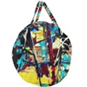 Dance Of Oil Towers 4 Giant Round Zipper Tote View2