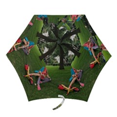 19688418 10155446220129417 1027902896 O - Walking With Daughter And Dog Mini Folding Umbrellas by bestdesignintheworld