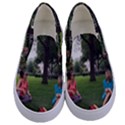 19688418 10155446220129417 1027902896 O - walking with daughter and dog Kids  Canvas Slip Ons View1