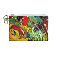 Yellow Chick 7 Canvas Cosmetic Bag (medium)