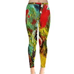 Yellow Chick 7 Inside Out Leggings by bestdesignintheworld