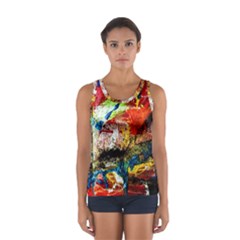 Untitled Red And Blue 3 Sport Tank Top  by bestdesignintheworld