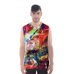 Untitled Red And Blue 3 Men s Basketball Tank Top by bestdesignintheworld