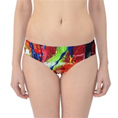 Untitled Red And Blue 3 Hipster Bikini Bottoms by bestdesignintheworld