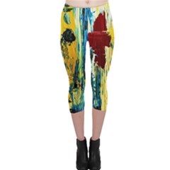 11044574 422007541293570 7092049992756666033 O - Point Of View 2 Capri Leggings  by bestdesignintheworld