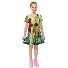 11044574 422007541293570 7092049992756666033 O - Point Of View 2 Kids  Short Sleeve Velvet Dress by bestdesignintheworld