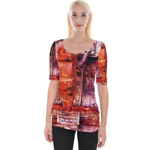 Antick Gate 2 Wide Neckline Tee by bestdesignintheworld