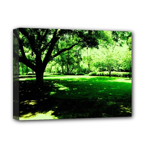 Lake Park 14 Deluxe Canvas 16  X 12   by bestdesignintheworld