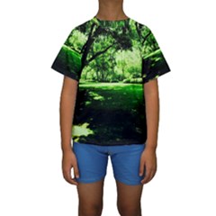 Lake Park 14 Kids  Short Sleeve Swimwear by bestdesignintheworld