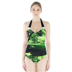 Lake Park 14 Halter Swimsuit by bestdesignintheworld