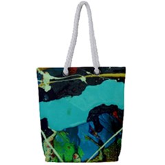 Roundway Ticket 4 Full Print Rope Handle Tote (small) by bestdesignintheworld