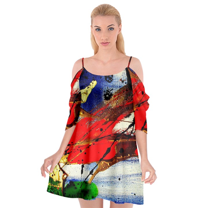 Catalina Island Not So Far 1 Cutout Spaghetti Strap Chiffon Dress