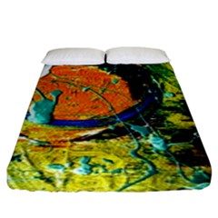 Lunar Eclipse Fitted Sheet (king Size) by bestdesignintheworld