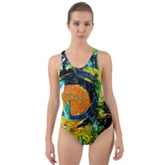 Lunar Eclipse Cut-out Back One Piece Swimsuit