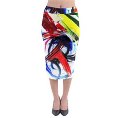 Lets Forget The Black Squere 1 Midi Pencil Skirt by bestdesignintheworld