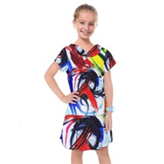 Lets Forget The Black Squere 1 Kids  Drop Waist Dress by bestdesignintheworld