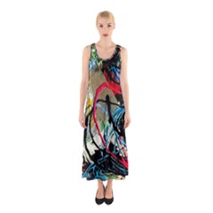 Rumba On A Chad Lake 13 Sleeveless Maxi Dress