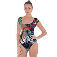 Rumba On A Chad Lake 13 Short Sleeve Leotard  by bestdesignintheworld