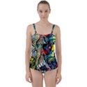 Rumba On A Chad Lake 13 Twist Front Tankini Set View1