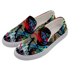 Rumba On A Chad Lake 13 Men s Canvas Slip Ons by bestdesignintheworld