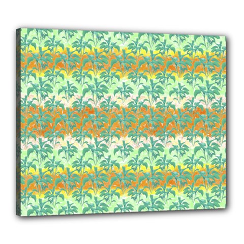 Colorful Tropical Print Pattern Canvas 24  X 20  by dflcprints