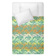 Colorful Tropical Print Pattern Duvet Cover Double Side (single Size) by dflcprints