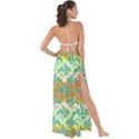 Colorful Tropical Print Pattern Maxi Chiffon Tie-Up Sarong View2