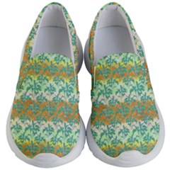 Colorful Tropical Print Pattern Kid s Lightweight Slip Ons by dflcprints