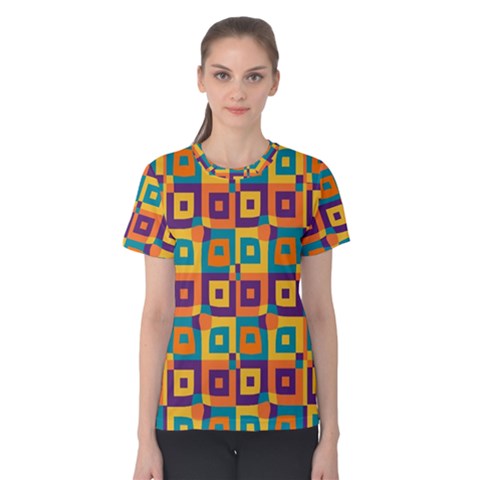 Artwork By Patrick-squares-4 Women s Cotton Tee by ArtworkByPatrick