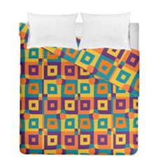 Artwork By Patrick-squares-4 Duvet Cover Double Side (full/ Double Size) by ArtworkByPatrick