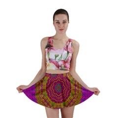 Summer Sun Shine In A Sunshine Mandala Mini Skirt by pepitasart