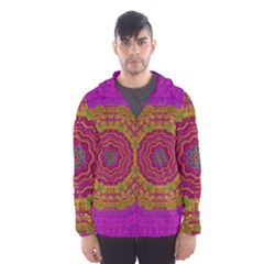 Summer Sun Shine In A Sunshine Mandala Hooded Wind Breaker (men) by pepitasart